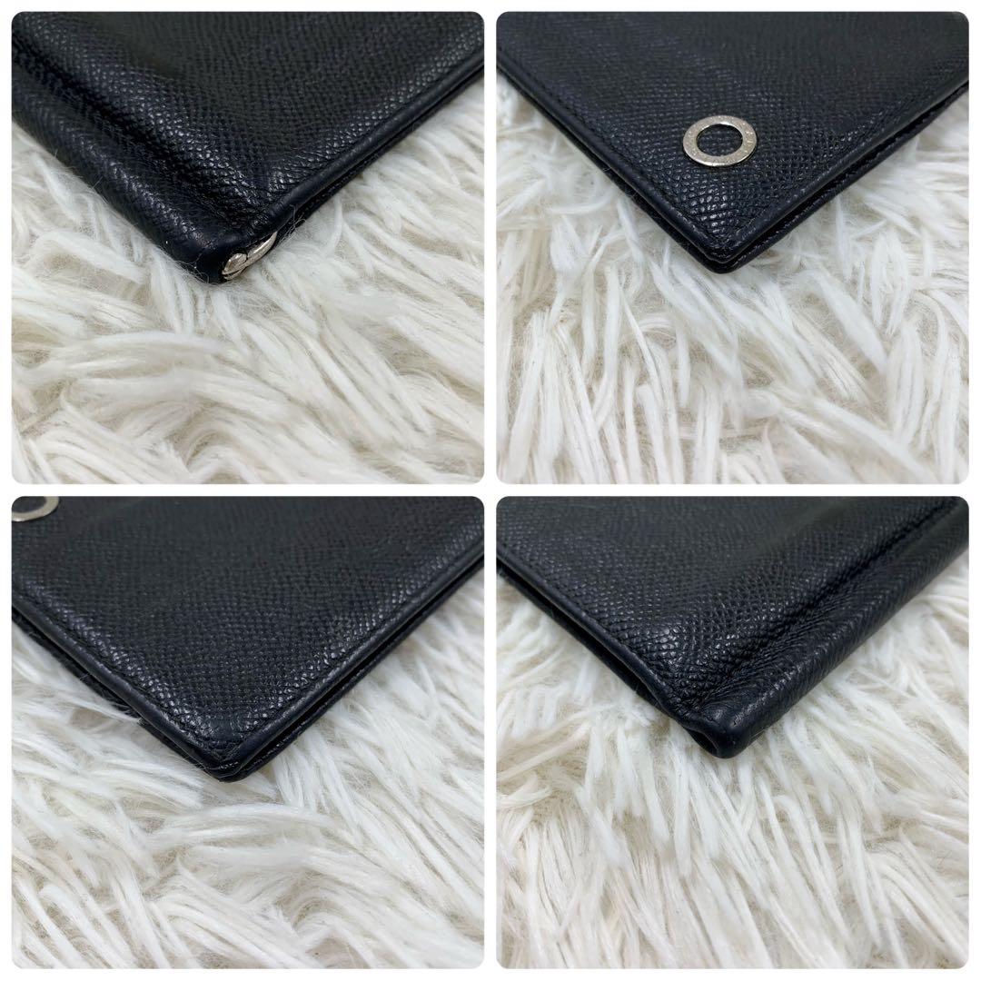 【✨美品✨】 ブルガリ サークルロゴ マネークリップ ブラック