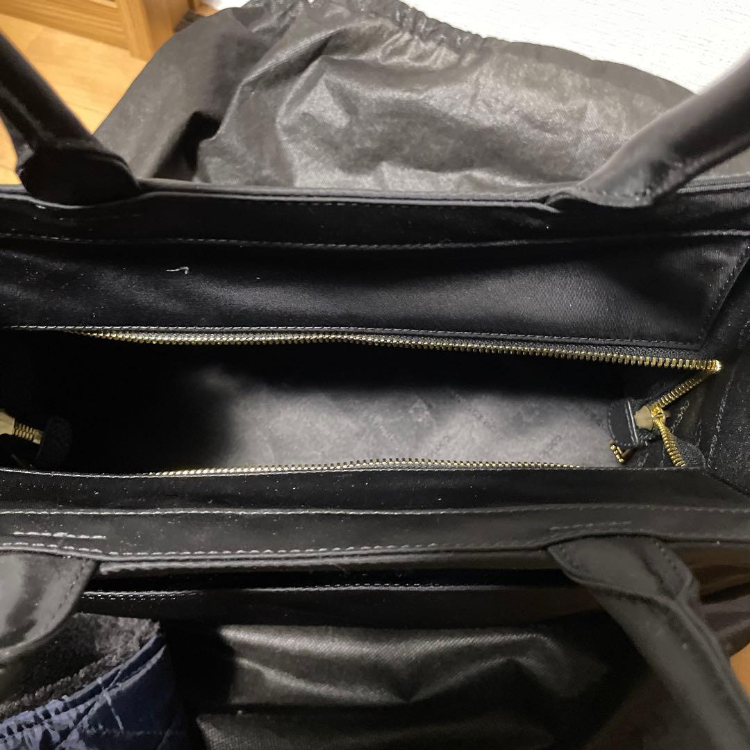 未使用品COCOCELUX GOLD トートバッグブラック ポコノナイロン