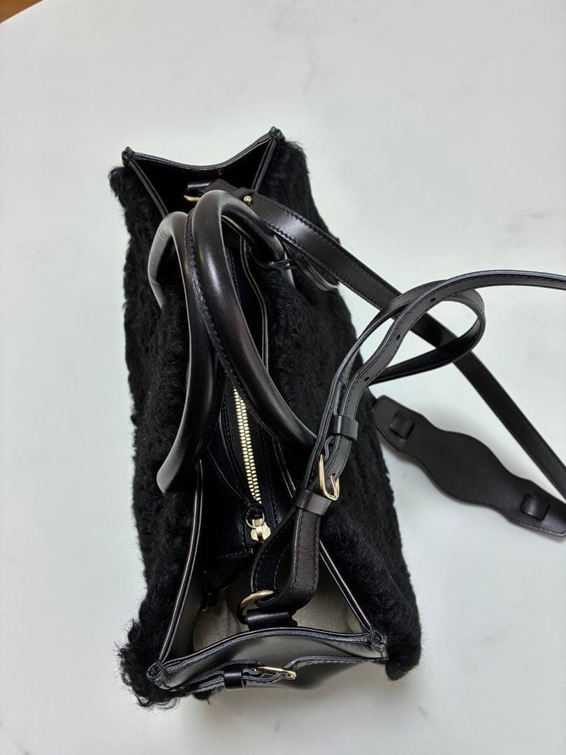 BALENCIAGA バレンシアガ　パドロック　ヌード　2WAY レザーバッグ