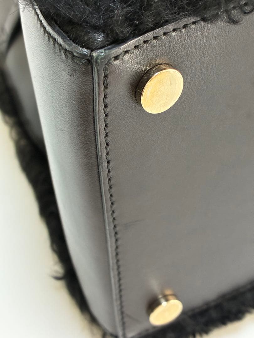 BALENCIAGA バレンシアガ　パドロック　ヌード　2WAY レザーバッグ