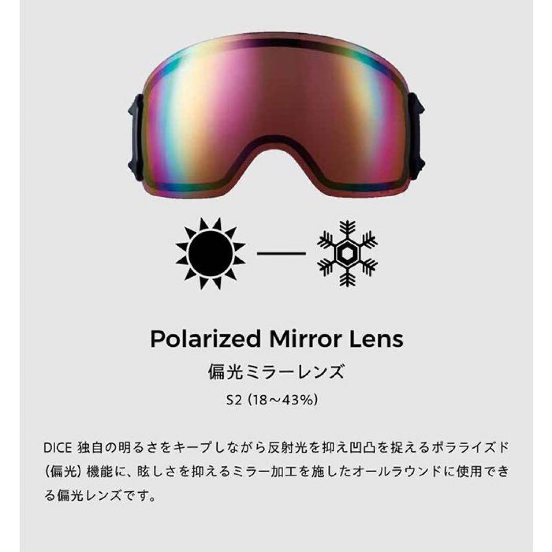 新品未使用　DICE ダイス ゴーグル BANK 偏光　Polarized