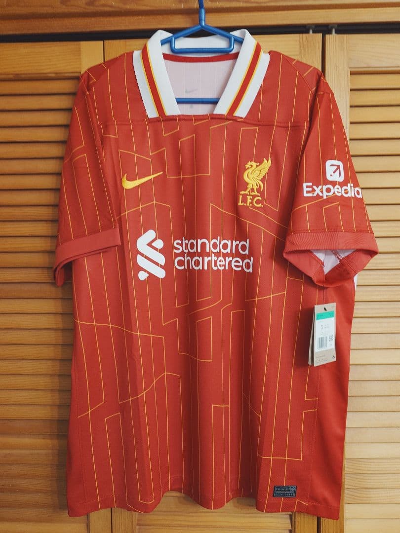 リバプール　24-25　ホームユニフォーム　XL