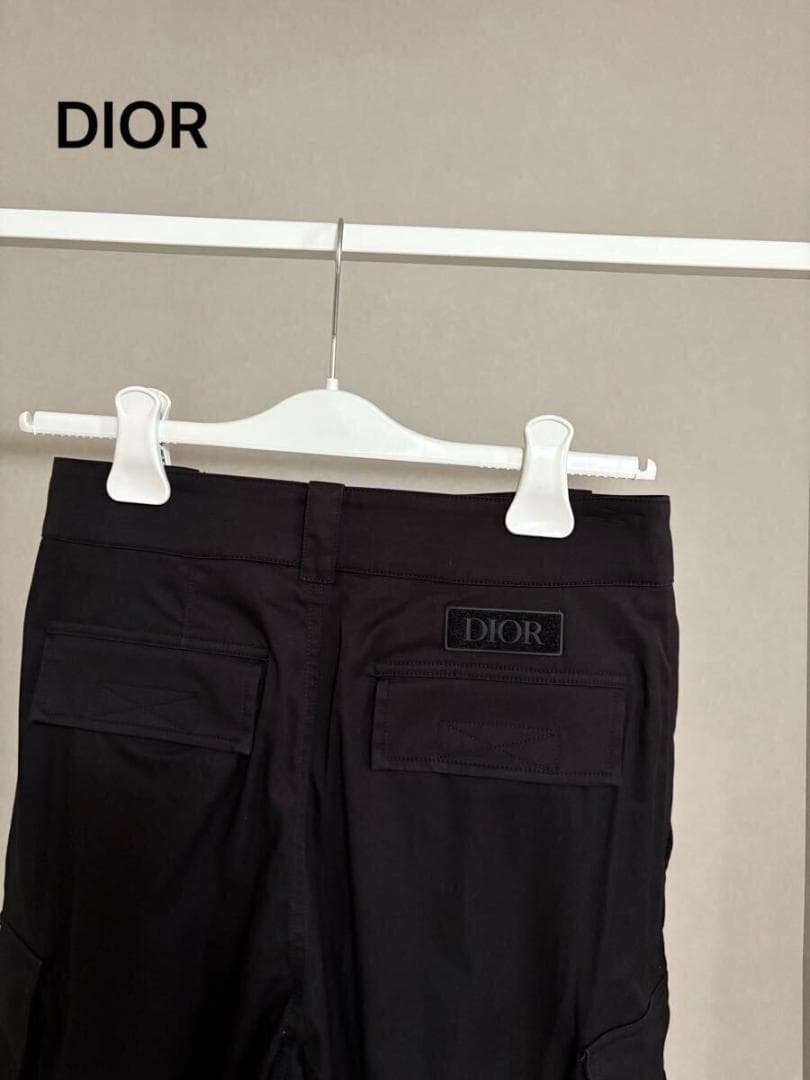 ★DIOR　ディオール　現行品　カーゴパンツ　定価18万円　44　ブラック★