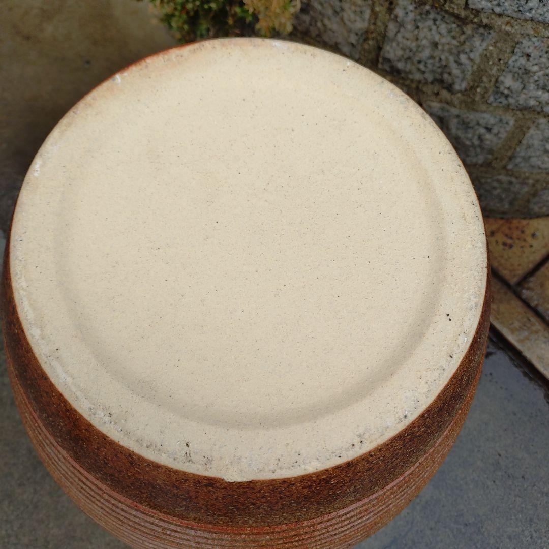 信楽焼　壺型千段傘立