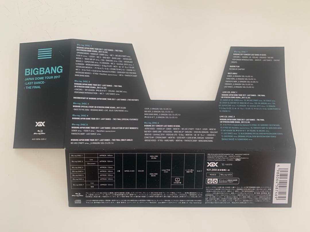 【BIGBANG 】限定BOX シリアルナンバー付