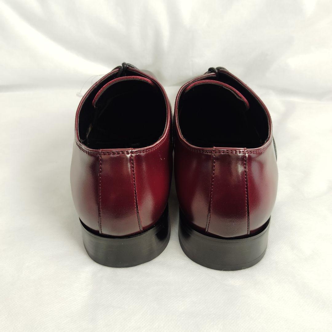 新品✨️STANDUKE 革靴 レースアップ ビジネスシューズ ワイン 27.5