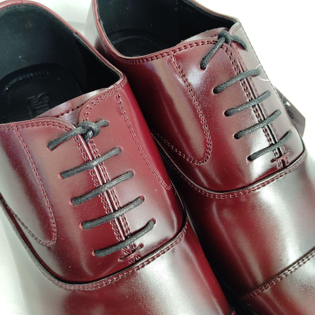 新品✨️STANDUKE 革靴 レースアップ ビジネスシューズ ワイン 27.5