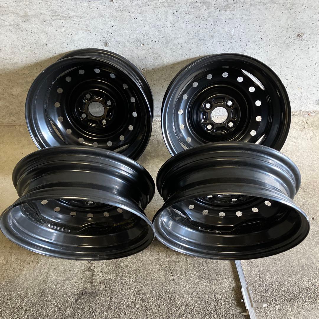スズキ純正　14インチ スチールホイール 4穴 14x4.5J 新車外し