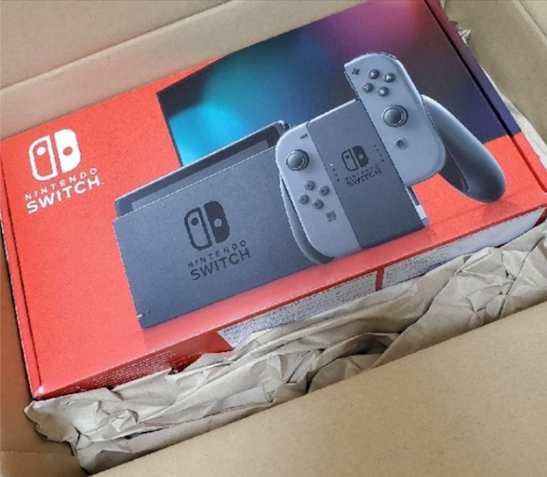 NINTENDO SWICTH 本体　Joy-Conグレー　新モデル