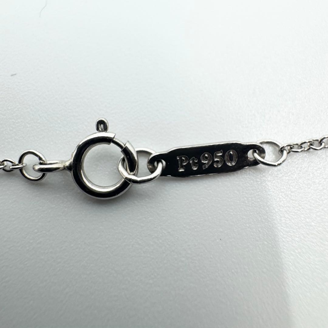 【美品】ティファニー TIFFANY＆Co. ネックレス PT950 ダイヤ
