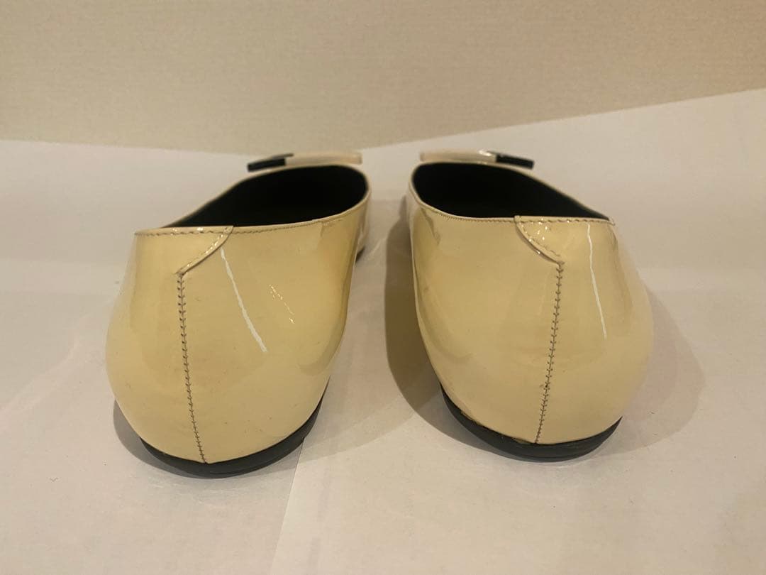 Roger Vivier アイボリー バイカラー定番バレエシューズ39.5