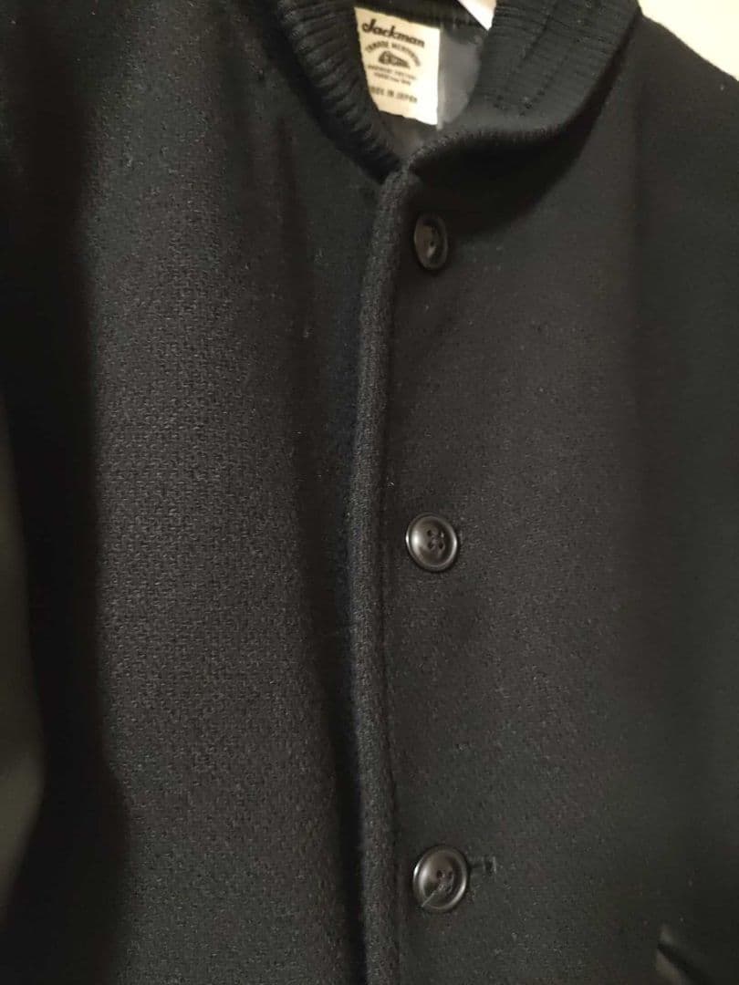 美品 jackman スタジャン ファラオ アワード ジャケット レザー 黒