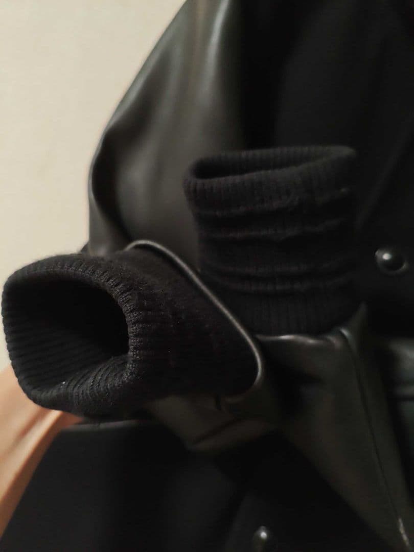 美品 jackman スタジャン ファラオ アワード ジャケット レザー 黒