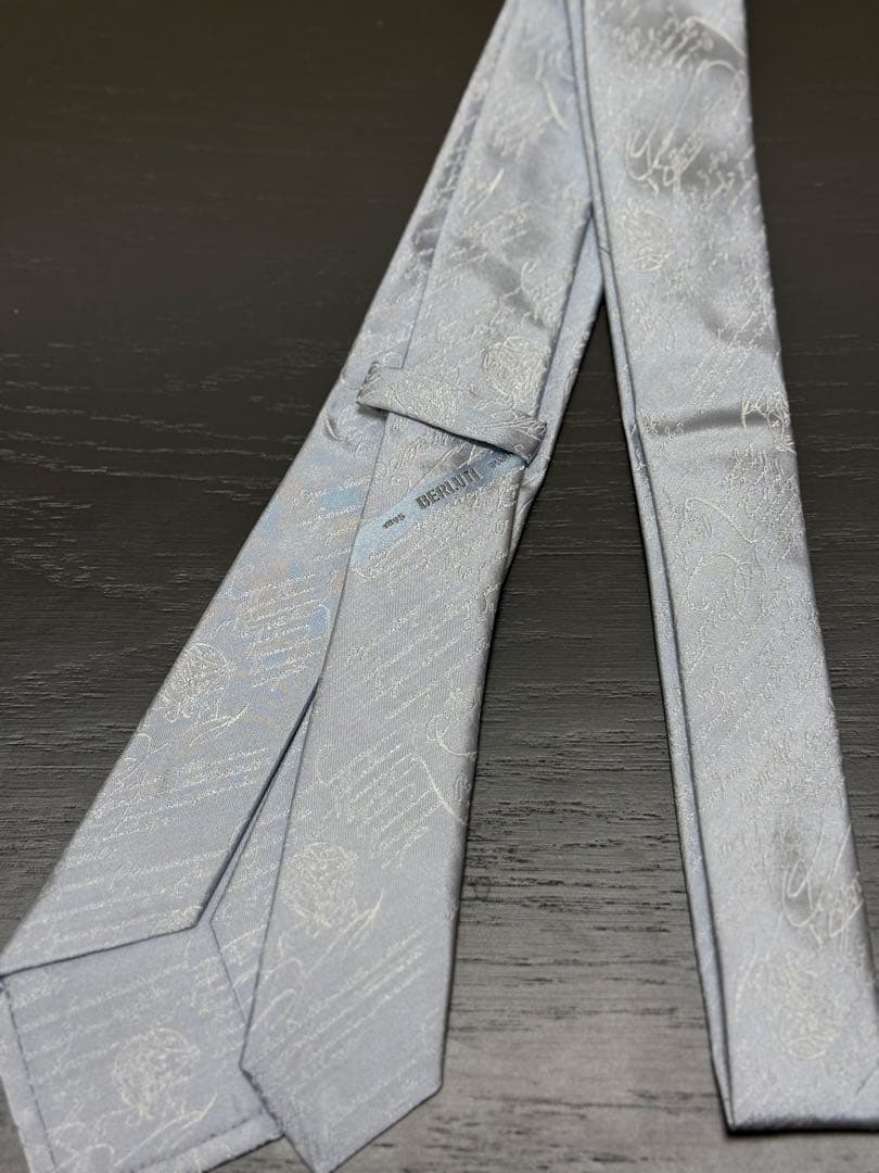 最終値下げ 美品 BERLUTI ベルルッティ スクリットタイ ネクタイ