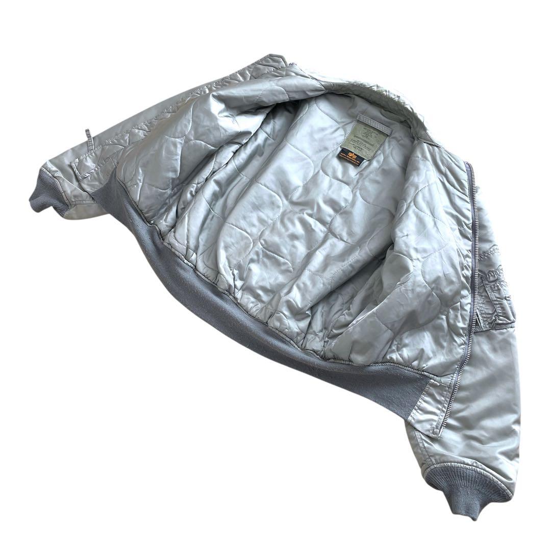 美品 90s ビンテージ ALPHA CWU-45/P グレー シルバー L