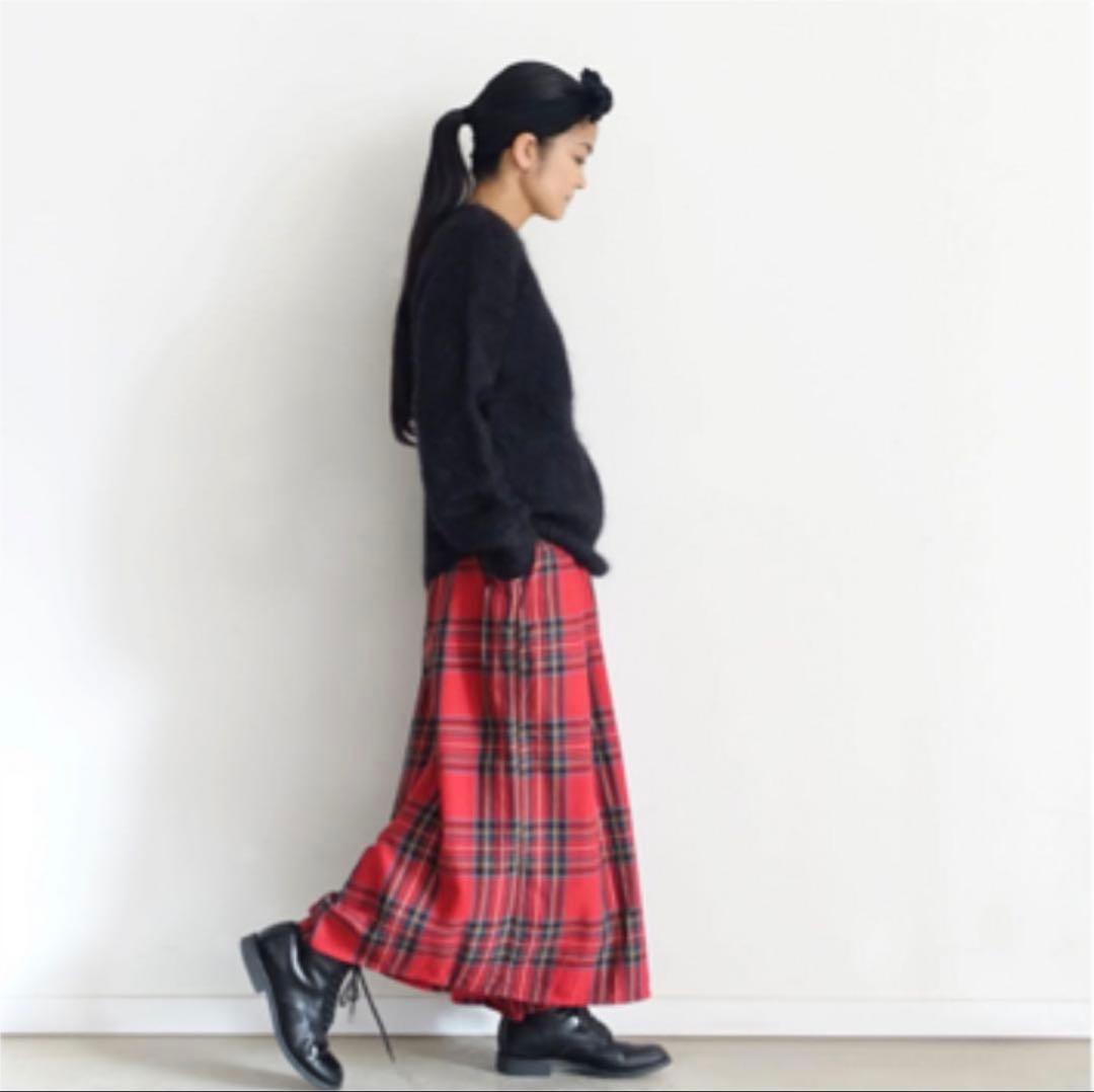 専用 イチ クリスマス限定 タータンチェック パンツ 赤