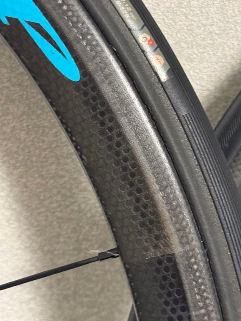 ZIPP202 カーボンホイール チューブラー シマノ11〜12速　リムブレーキ