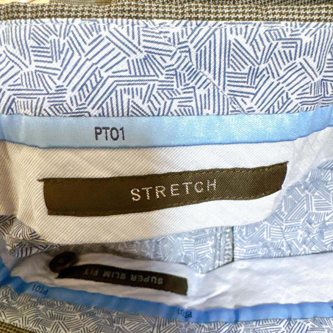 極美品 PT01 スラックス ストレッチ スーパースリムフィット