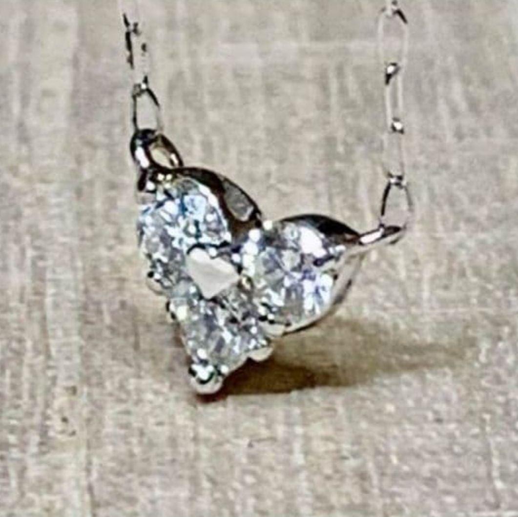 【SALE！！】♥️ＰＴ天然ダイヤモンドネックレス♥️