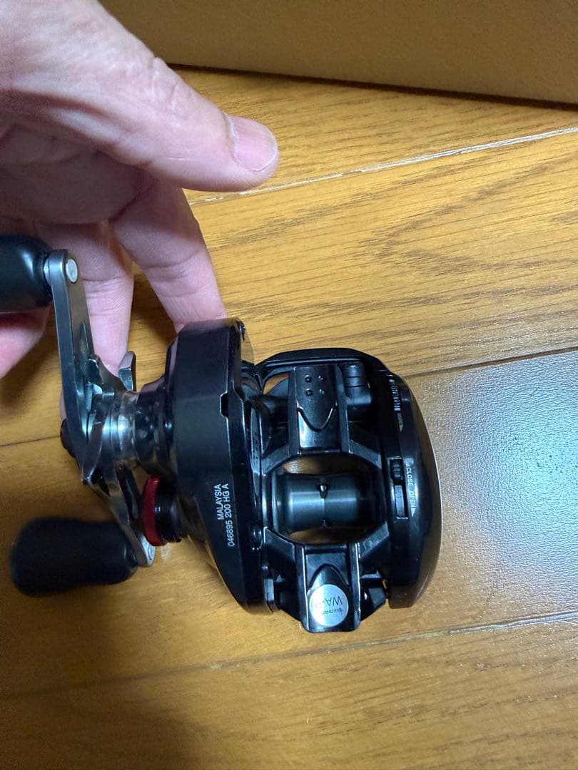 ShimanoスコーピオンMD 200HG ハンドル部純正ベアリング追加済