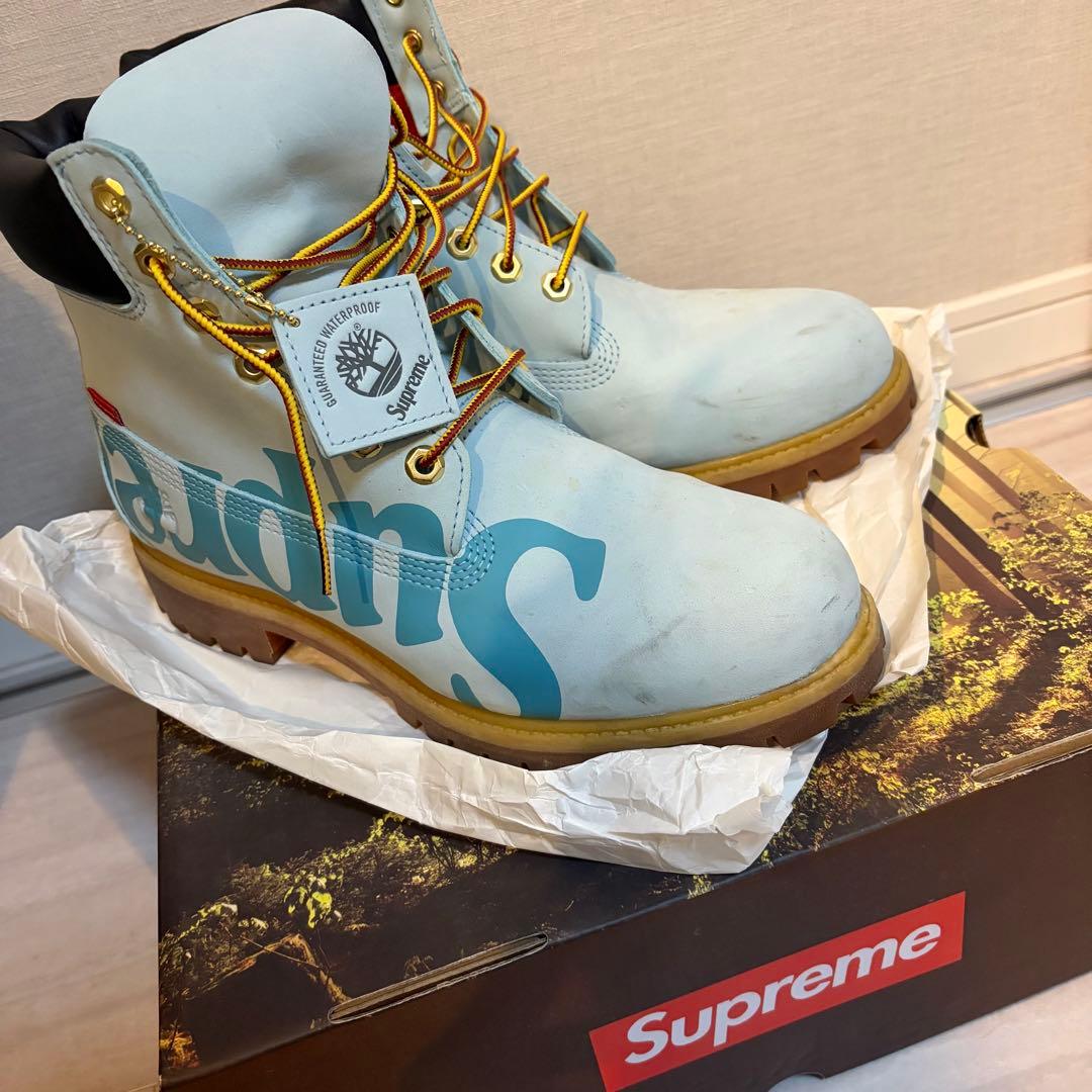 靴 Supreme Timberland BIG LOGO BOOT