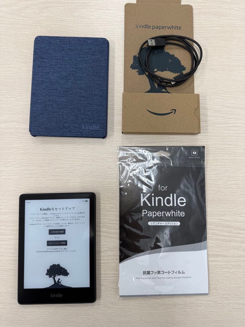 Kindleブラック本体 ワイヤレス充電器　第11世代6.8インチ広告なし32G