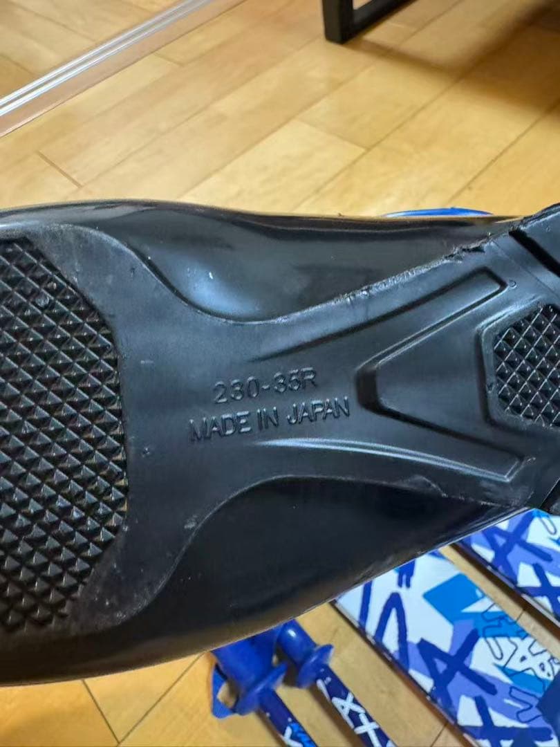 KAZAMA 126 スキー板 ストックセット ブルー 子供用3点セット