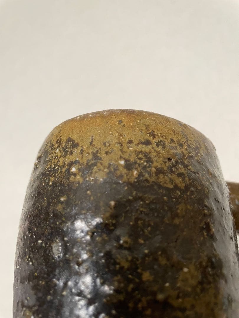 國吉清尚 作　焼締マグカップ