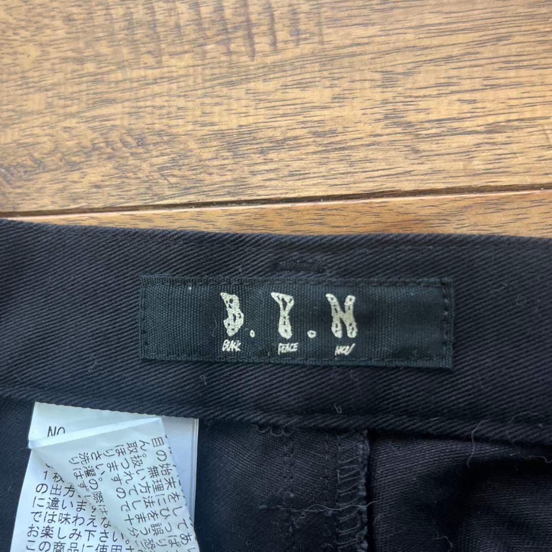 black peace now ブラックピースナウ　希少　パンツ　黒　サイズM