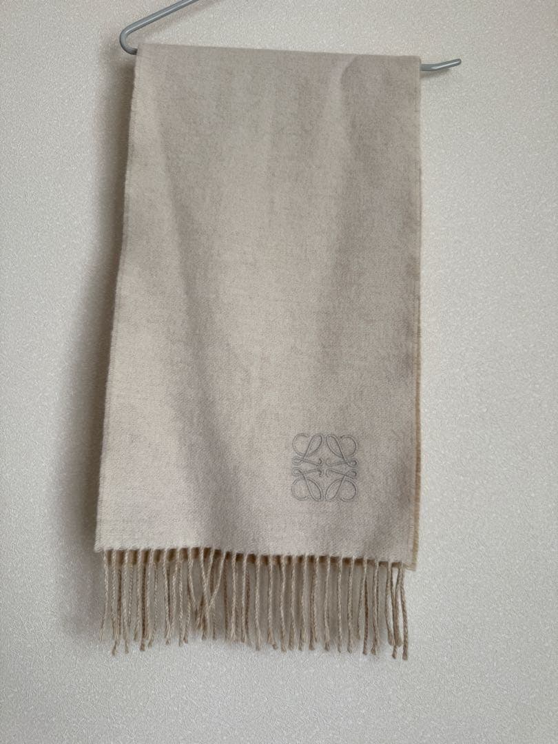 ロエベ　マフラー　スカーフ　バイカラー