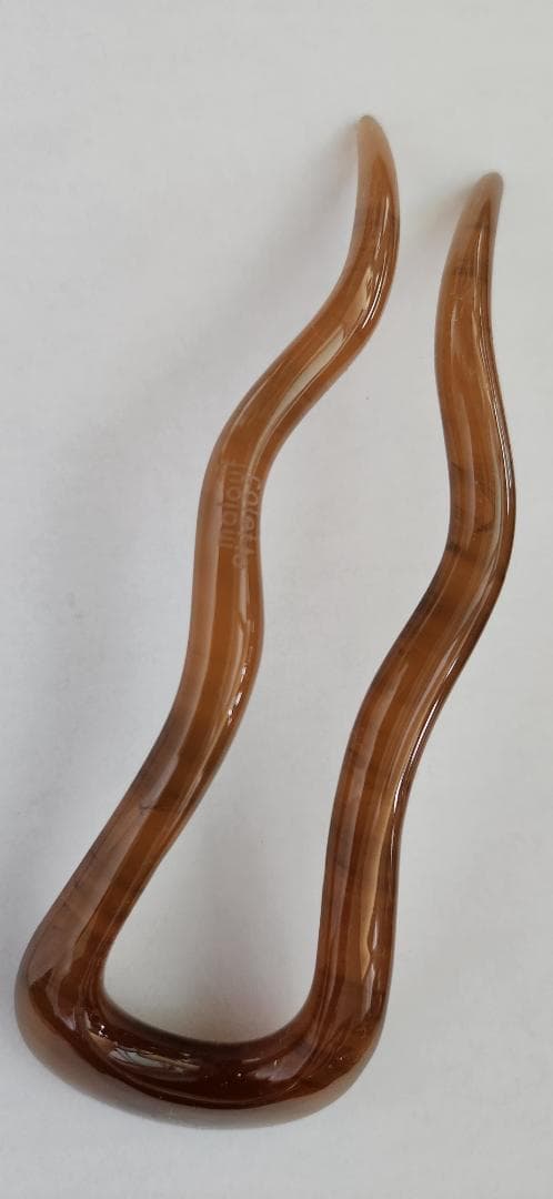 コレットマルーフ ブラウン ウェービーヘアピン