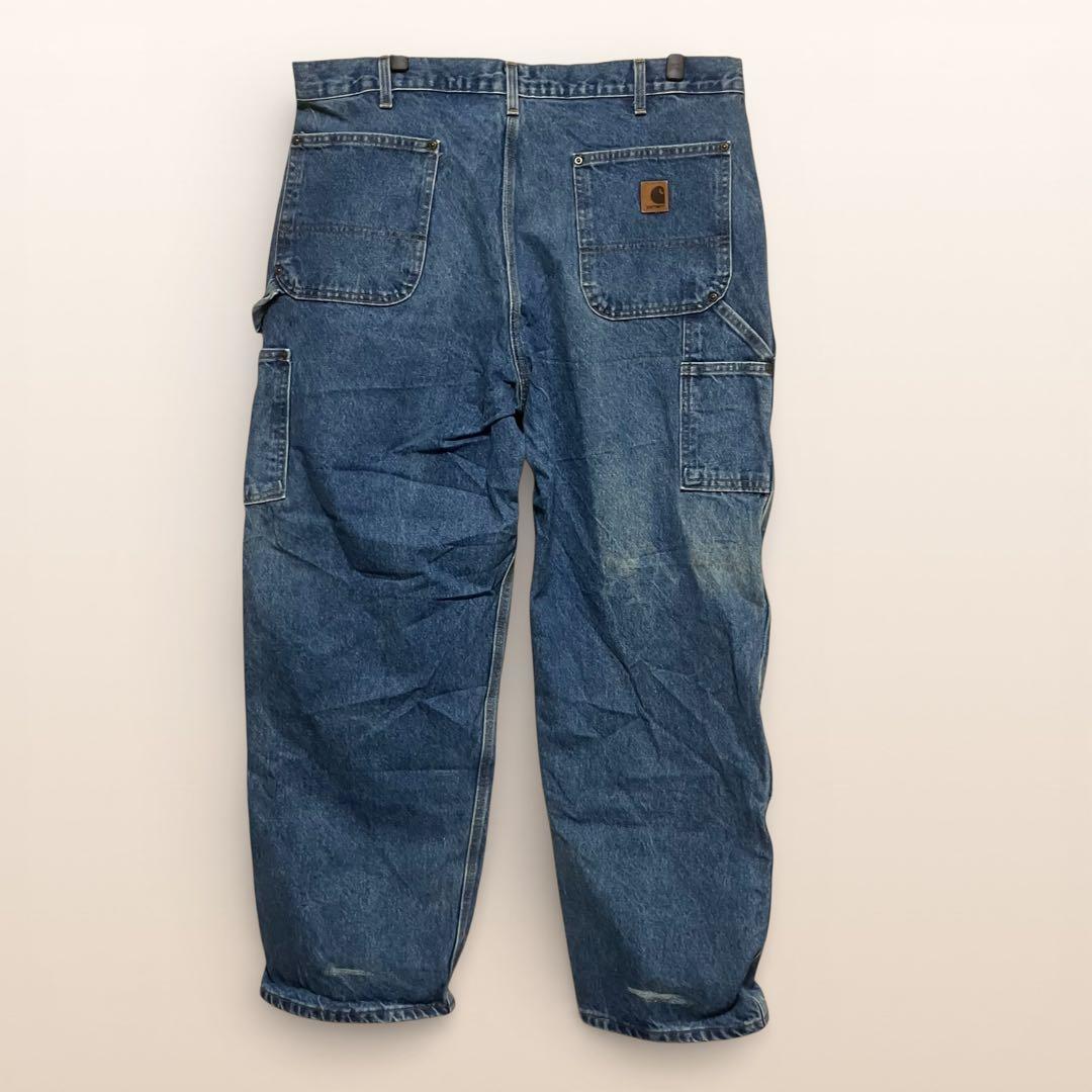 ね*離様 Carhartt ダブルニー　ペインターデニムパンツ　ブルー　ワークパ