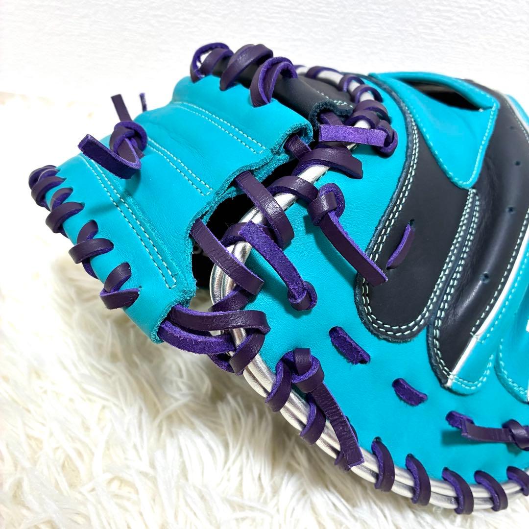 【超美品】Rawlings ハイパーテック 軟式 キャッチャーミット 希少カラー