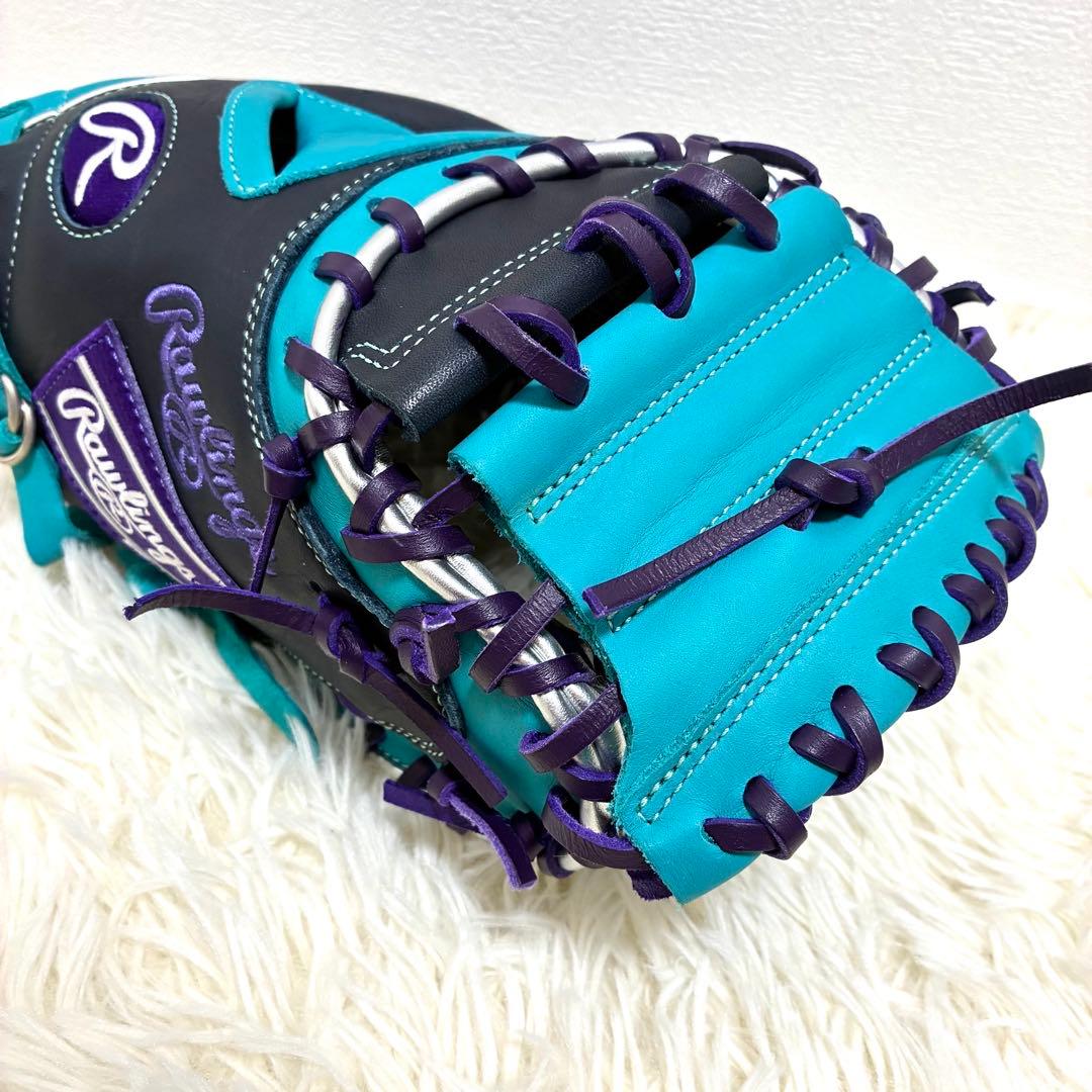 【超美品】Rawlings ハイパーテック 軟式 キャッチャーミット 希少カラー
