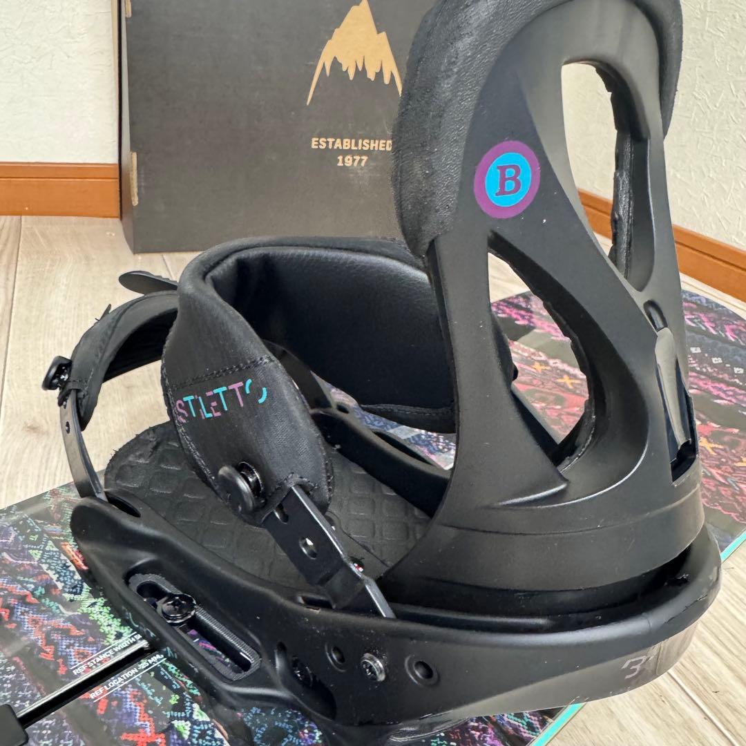 専用BURTON FEATHER 144cm スノーボードセット　レディース