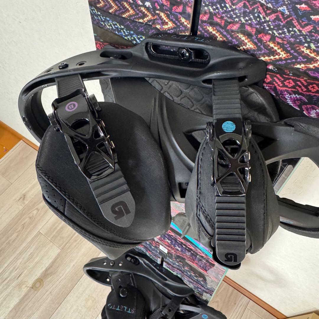 専用BURTON FEATHER 144cm スノーボードセット　レディース