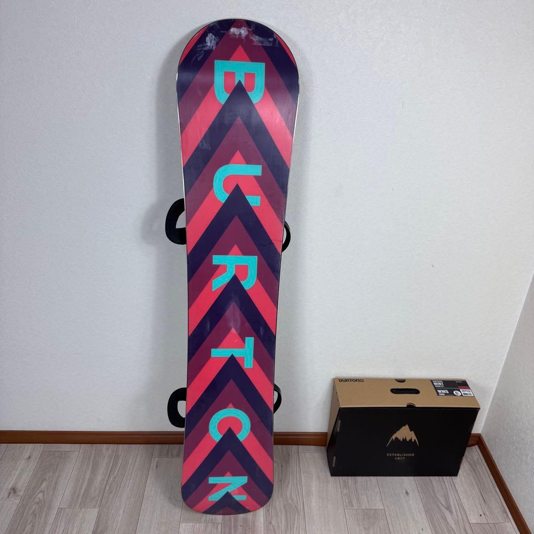 専用BURTON FEATHER 144cm スノーボードセット　レディース
