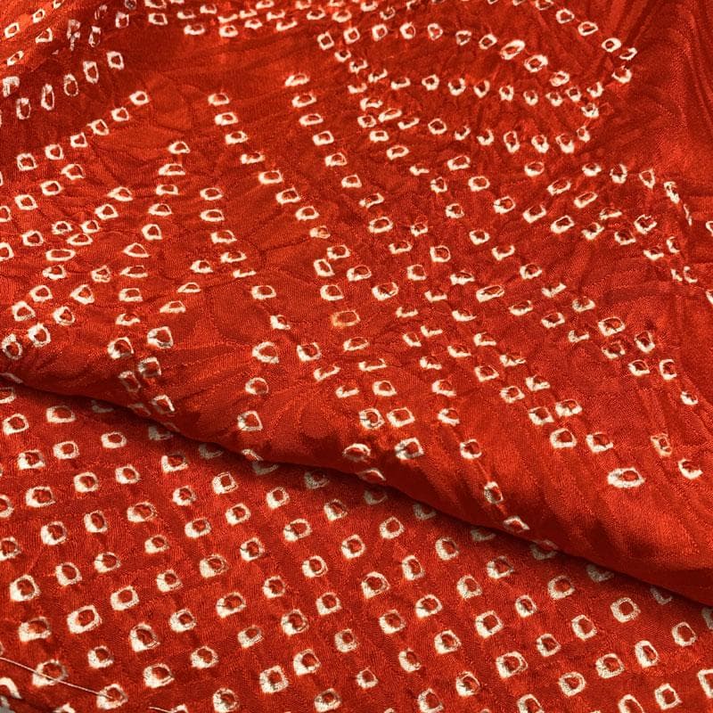 504u2◆アンティーク 振袖用長襦袢 絞り染/裄62.5袖丈107/正絹◆美品