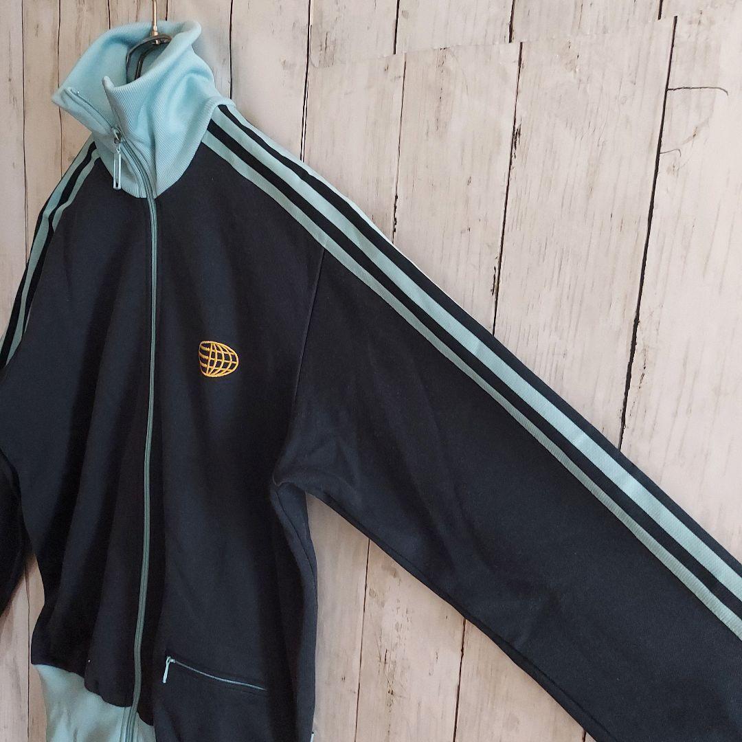 【adidas】希少 アディダス 万国旗タグ ワールドマーク トラックジャケット