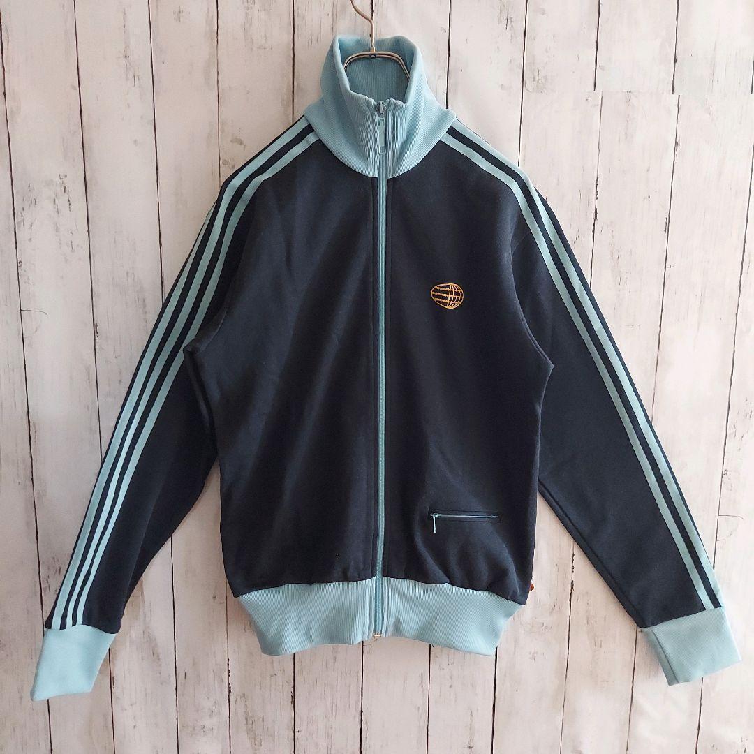 【adidas】希少 アディダス 万国旗タグ ワールドマーク トラックジャケット