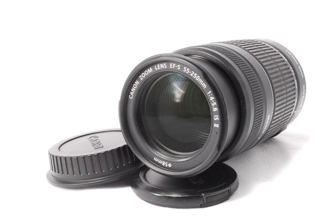 新品級✨美品✨Canon EF-S55-250mm IS II 望遠レンズ✨