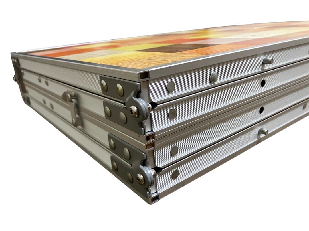 美品♡Colemanコールマン♡ナチュラルモザイクリビングテーブル180cm