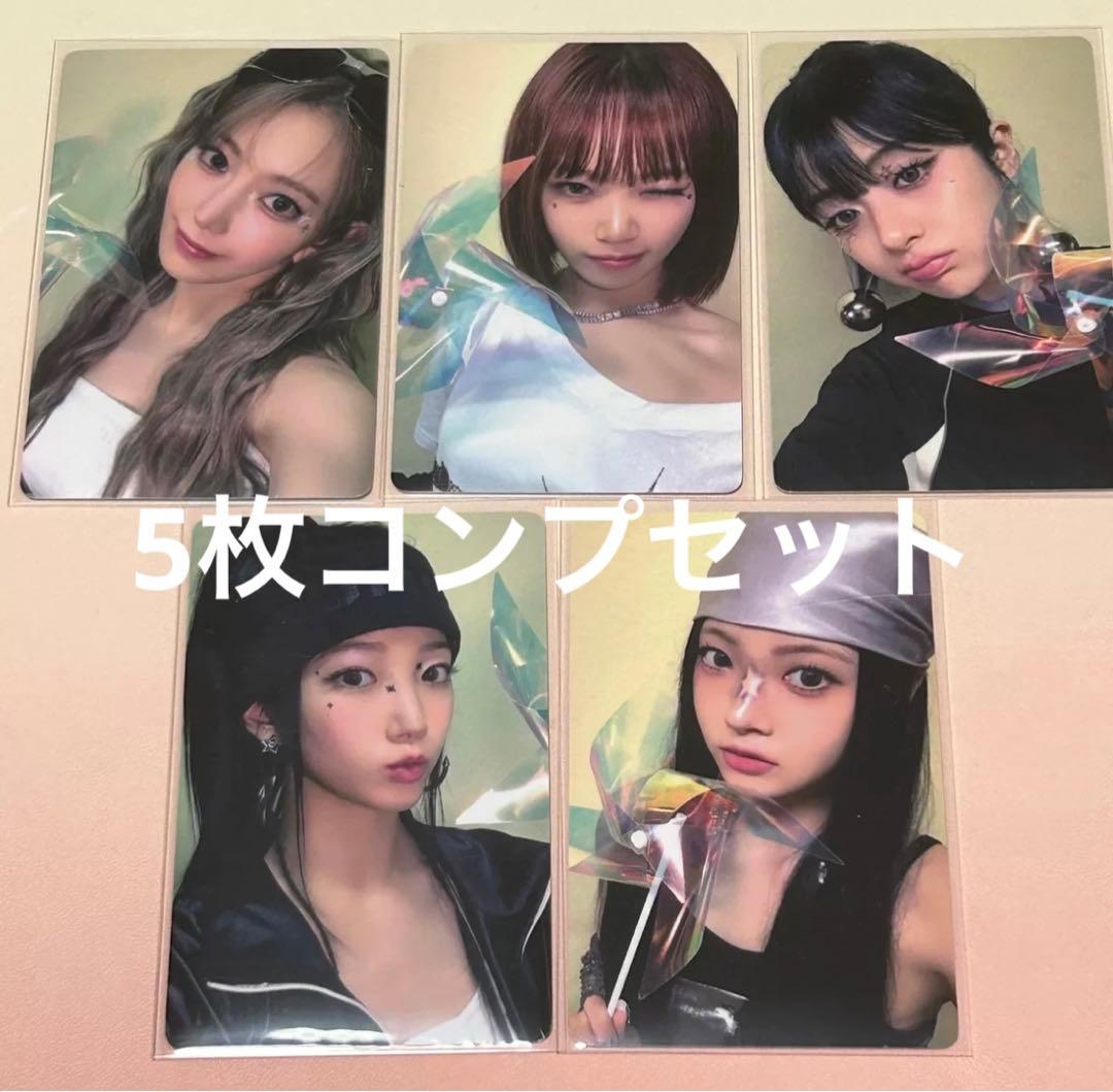 le sserafim crazy 一直娱 中華 予約特典 トレカ　5枚コンプ