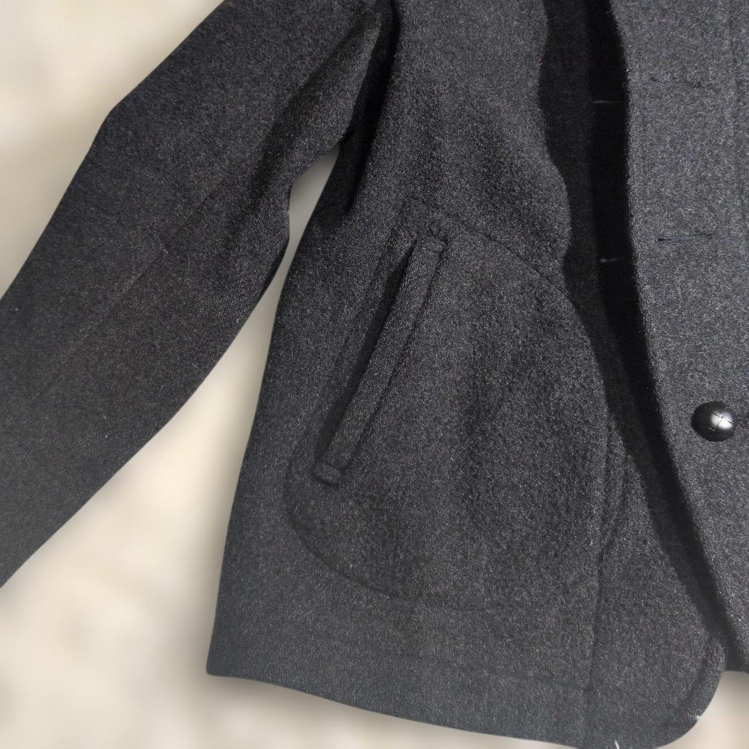 美品 DANTON ウールモッサ コート くるみボタン サイズ 40
