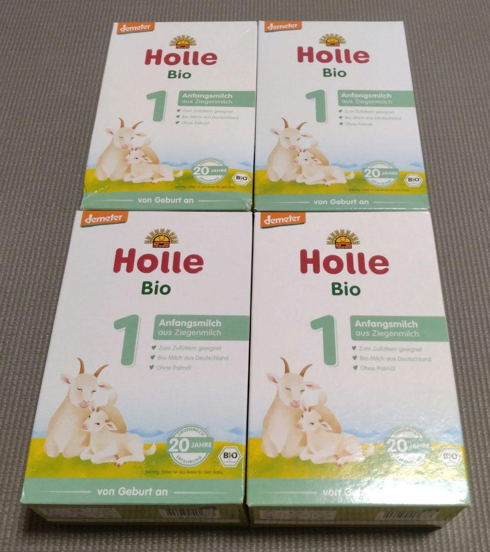 Holle ホレ Bio 山羊 ( ヤギ ) の粉ミルク Step1 x4箱