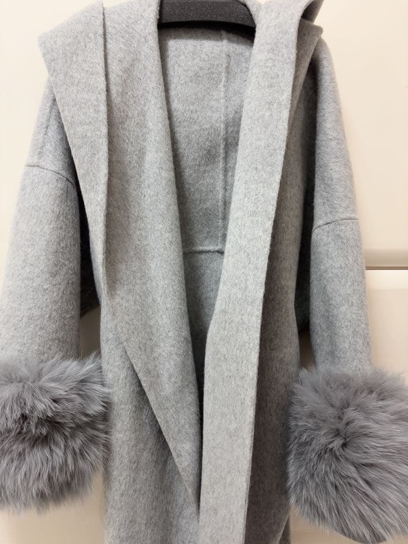 週末SALE ubig ウールダブルフェイスフーディfox