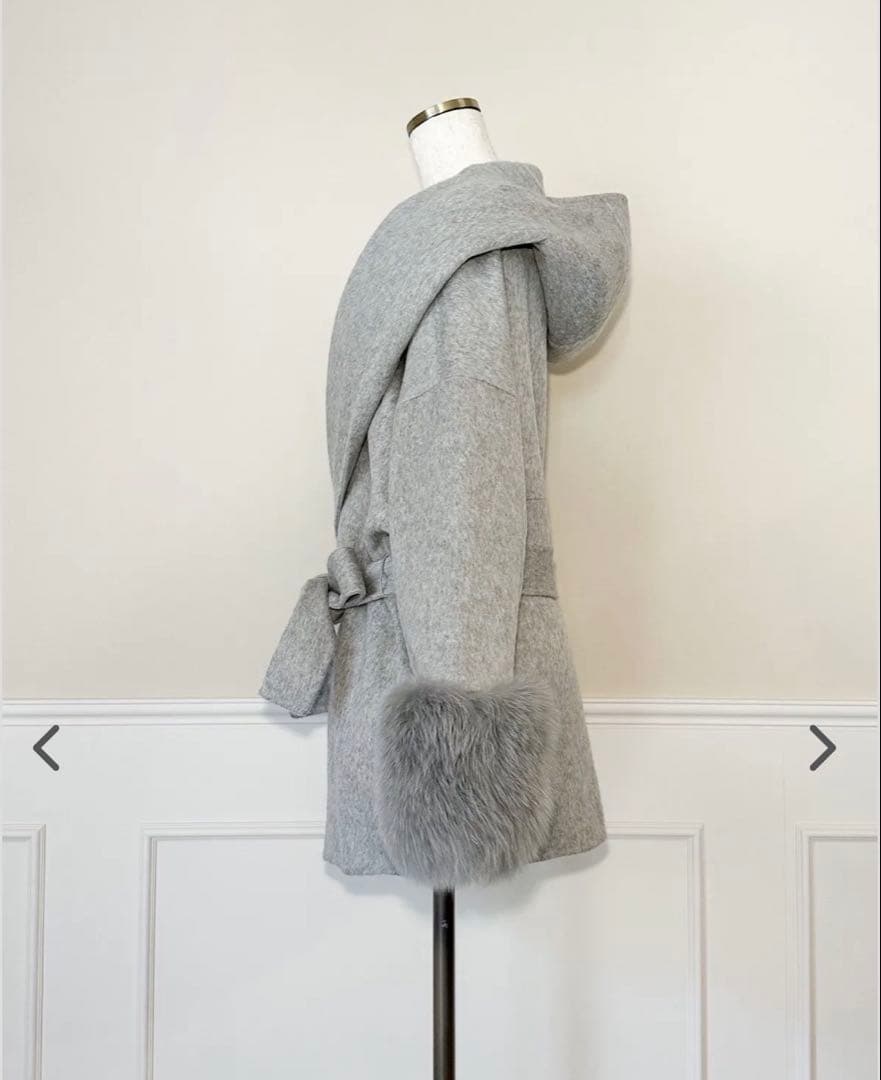 週末SALE ubig ウールダブルフェイスフーディfox