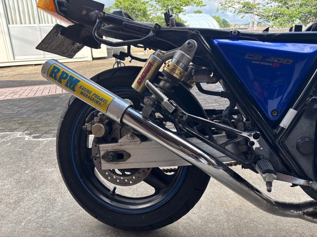 RPM CB400sf nc31バージョンs用ステンレスマフラー