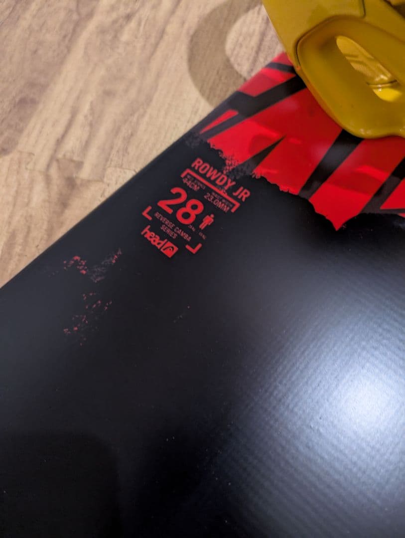 キッズスノーボード　128cm HEAD オールセット