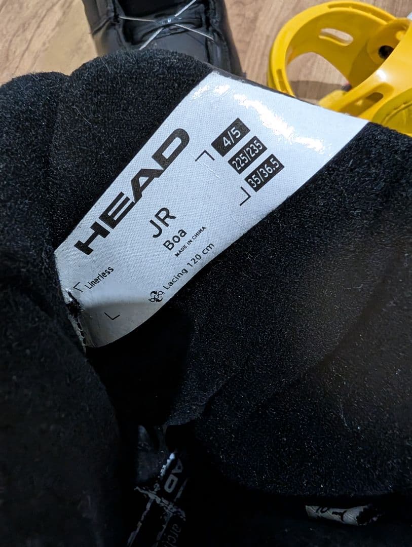 キッズスノーボード　128cm HEAD オールセット